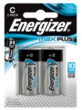 Energizer Max Plus C Alkaline Batteries (Pack 2) - E301324203
